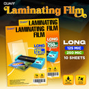 Quaff Laminating Film Short/Long/A4 (10 Sheets)