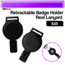 Retractable Reel Badge Holder 10pcs