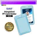 5 Pcs Vertical Colored Transparent Id Holder Case Protector C - 113