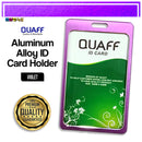 5pcs Vertical Aluminum Alloy Id Holder Jacket Case Protector 86x54mm