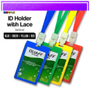 5pcs Vertical ID Holder With Lace Case Shiny Protector