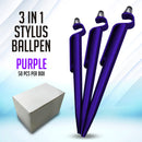 50pcs 3in1 Multi-Function Stylus Ball Pen Cellphone Stand Touch Screen Nb Ballpen