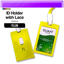 5pcs Vertical ID Holder With Lace Case Shiny Protector