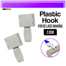100pcs Id Hook For Lace Lanyard Making G-Hook Ordinary Plastic Trapezoid