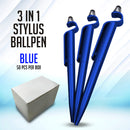 50pcs 3in1 Multi-Function Stylus Ball Pen Cellphone Stand Touch Screen Nb Ballpen