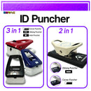 3in1 Warrior Id Puncher Circle-Oblong-Corner 2in1 Oblong-Corner