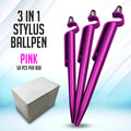 50pcs 3in1 Multi-Function Stylus Ball Pen Cellphone Stand Touch Screen Nb Ballpen