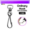 100pcs Id Hook For Lace Lanyard Making G-Hook Ordinary Plastic Trapezoid