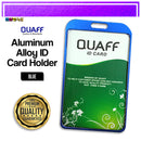 5pcs Vertical Aluminum Alloy Id Holder Jacket Case Protector 86x54mm