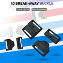 Safety Clip 10pcs - 50pcs Breakaway Buckle 3/4 inch or 1 inch