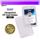 5 Pcs Vertical Colored Transparent Id Holder Case Protector C - 113