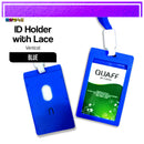5pcs Vertical ID Holder With Lace Case Shiny Protector
