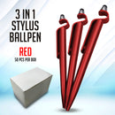 50pcs 3in1 Multi-Function Stylus Ball Pen Cellphone Stand Touch Screen Nb Ballpen