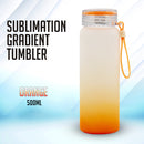 500ml Sublimation Printable Gradient Glass Bottle (Blanks)