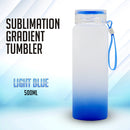 500ml Sublimation Printable Gradient Glass Bottle (Blanks)