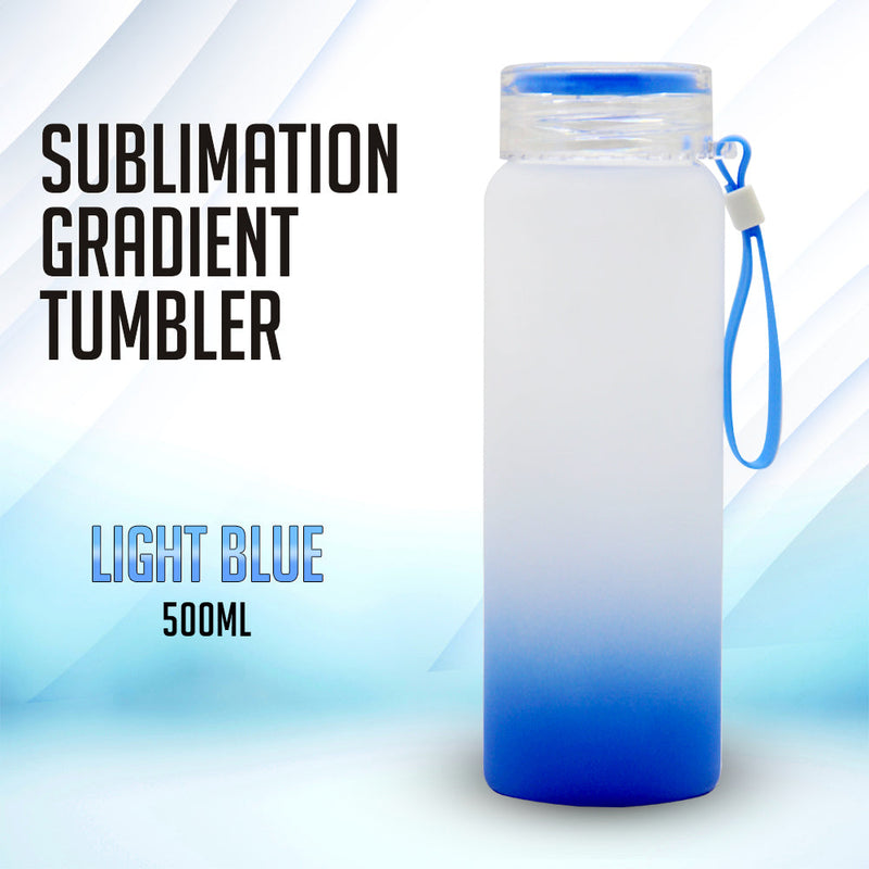 500ml Sublimation Printable Gradient Glass Bottle (Blanks)