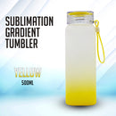 500ml Sublimation Printable Gradient Glass Bottle (Blanks)