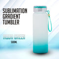 500ml Sublimation Printable Gradient Glass Bottle (Blanks)