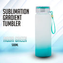 500ml Sublimation Printable Gradient Glass Bottle (Blanks)