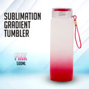 500ml Sublimation Printable Gradient Glass Bottle (Blanks)