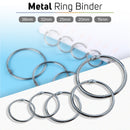Metal Loose Leaf Book Binder Hoop Ring Handwork Multifunctional Keychain Circle Photo Album