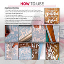 Quaff Transfer Tape for Decals and Cut-out Vinyl Stickers 50 meters