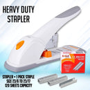 Deli Heavy Duty Stapler 120sheets Punching Bind with 16mm Staple Wire