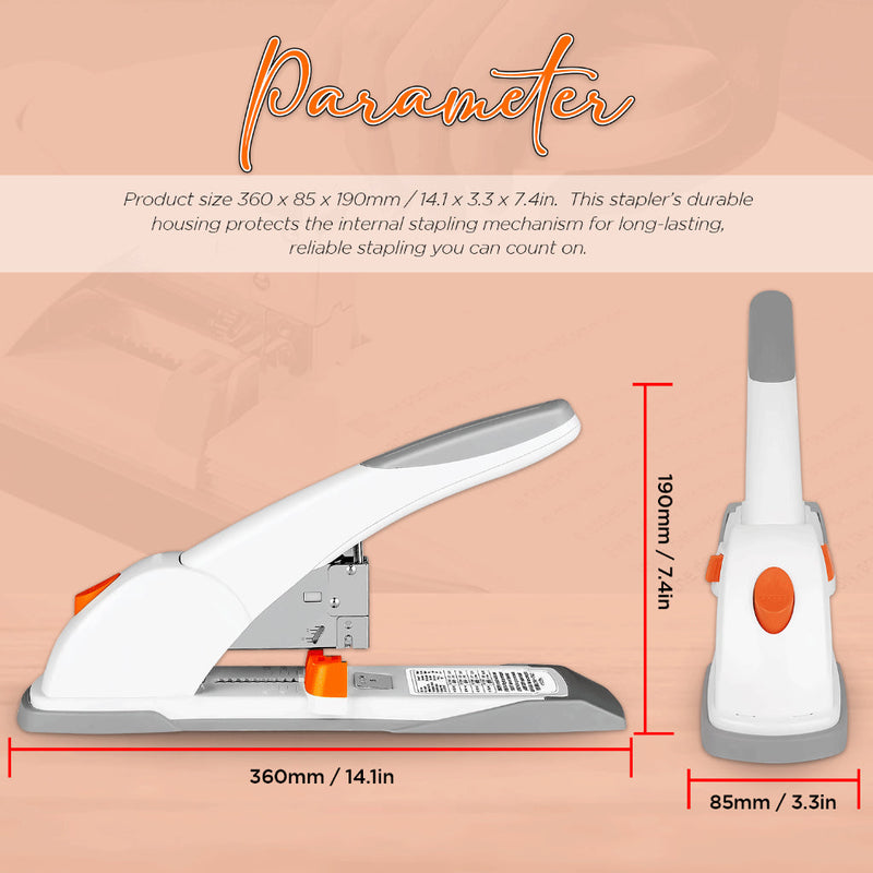 Deli Heavy Duty Stapler 120sheets Punching Bind with 16mm Staple Wire