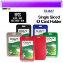 5pcs Vertical QUAFF ID Holder Single sided PP Card Holder C-593V