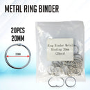 Metal Loose Leaf Book Binder Hoop Ring Handwork Multifunctional Keychain Circle Photo Album