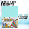 Quaff Morocco Board Paper Binding Cover 230GSM 10Sheets Textured Cover