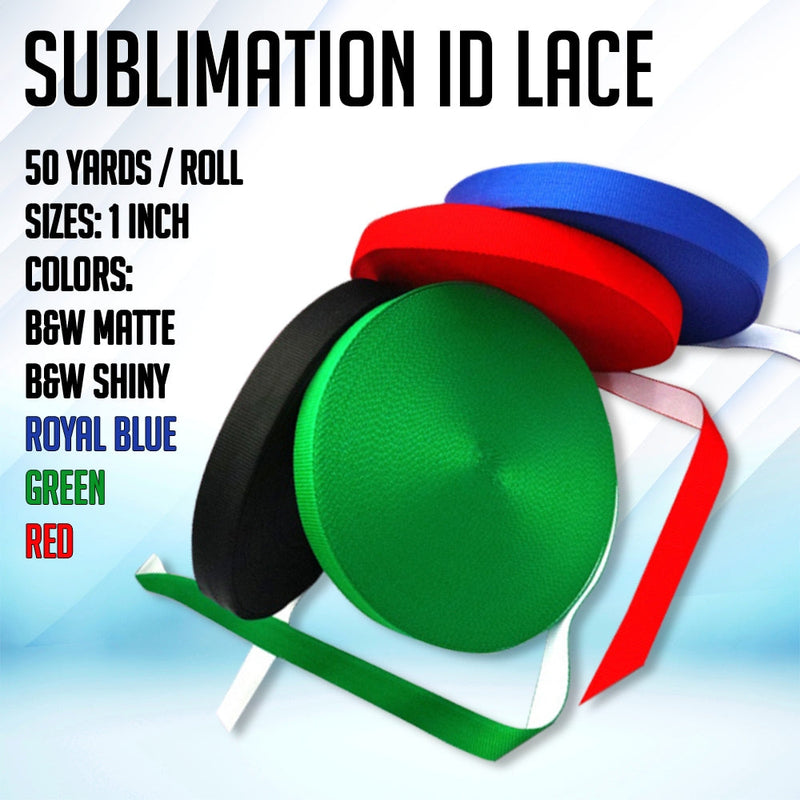 Sublimation Printable Id Lace Lanyard For Making 50 Yards Roll