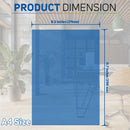 100pcs PVC Binding Cover 200microns A4 Size Transparent Colored Unpunched Binding Cover