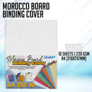 Quaff Morocco Board Paper Binding Cover 230GSM 10Sheets Textured Cover