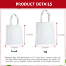 Canvas Tote Bags (White)