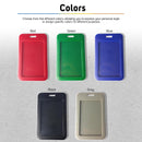 5pcs Vertical QUAFF ID Holder Single sided PP Card Holder C-593V