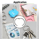 Metal Loose Leaf Book Binder Hoop Ring Handwork Multifunctional Keychain Circle Photo Album