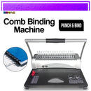 A4 Size Comb Binding Machine Double Arm Adjustable Margin Binder 21 Holes