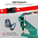 Button Rock for ID Lace Making Gold or Silver (Button Lock / Rematse) - 1000 sets