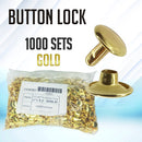 Button Rock for ID Lace Making Gold or Silver (Button Lock / Rematse) - 1000 sets