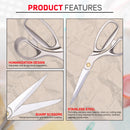 Muti-Purpose Heavy Duty Scissor 8 Inches & Zinc Alloy Tailor 8.5