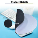 Circle Sublimation Printable Rubber Mouse Pad 3mm Plain White for Customize (Blanks)