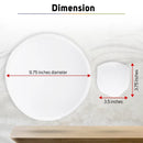 Sublimation Foldable Round Fan Full Color White 100 Pcs