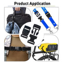 100pcs Black Button Dig Side Release Buckle For Id Lace Making