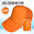 Full Color QUAFF Printable Mesh Cap for Men and Women Baseball Cap / Net Trucker Black Blue Red