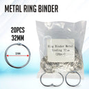 Metal Loose Leaf Book Binder Hoop Ring Handwork Multifunctional Keychain Circle Photo Album