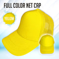Full Color QUAFF Printable Mesh Cap for Men and Women Baseball Cap / Net Trucker Black Blue Red