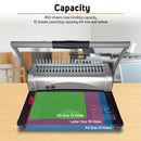 A4 Size Comb Binding Machine Double Arm Adjustable Margin Binder 21 Holes