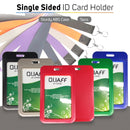 5pcs Vertical QUAFF ID Holder Single sided PP Card Holder C-593V
