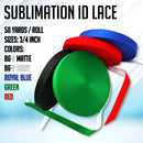 Sublimation Printable Id Lace Lanyard For Making 50 Yards Roll